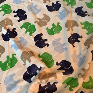 Pre-Loved Carter’s Elephant Baby Blanket 30x40 Plush…